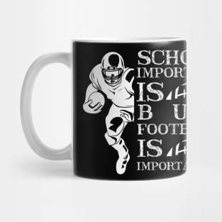 Quarterback Football Ballon Zone Des Buts Mug